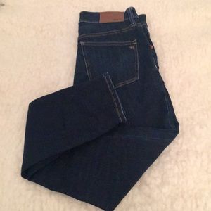 Madewell dark wash 9” High Riser Skinny Jeans